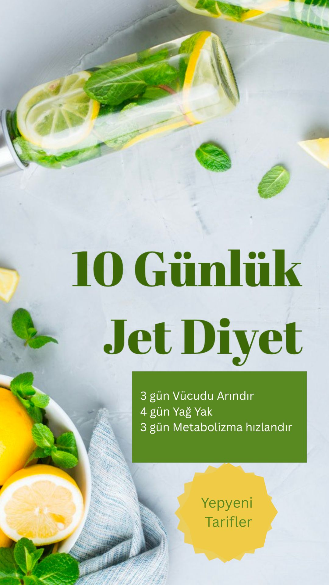 10 GÜNLÜK JET DİYET